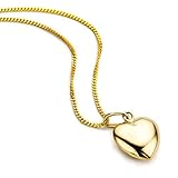 MATERIAL 9KT (375) Gelbgold Gewicht 1.5 Gr, Länge der Kette 45 cm (H*W) 16 * 10 mm