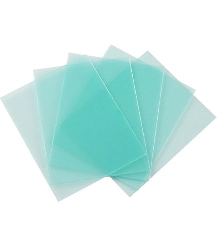Lot De 5 Films De Protection Pour Casque De Soudure - 110 X 90 Mm - Anti-Éclaboussures De Scories - Transparents Et Durables