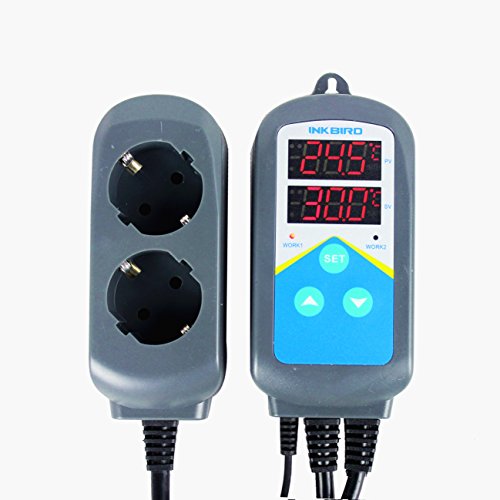 Inkbird 220V Universal Heizung (Keine Kühlung)Temperaturschalter Temperatur Regler für Fisch,Gewächshäuser Anzucht,Pflanzung,Heizstrahler,LED Licht Beleuchtung - 2