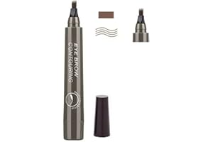 LDJYEONS Lápiz de Cejas Impermeable y Resistente al Sudor, No Se Decolora, Efecto Duradero(Gris)