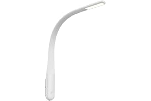 KALB MATERIAL FÜR MÖBEL Lampe de chevet 'Sedani' 4W lampe de lecture flexible col en silicone blanc chaud, coloris : blanc