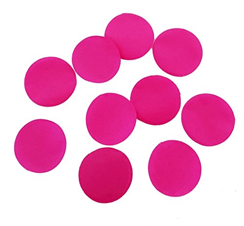 Papier Konfetti Punkte FUCHSIA PINK ca. 2 cm, ca. 100 gr. Riesenkonfetti
