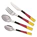 Produktbild 16-tlg. Besteck Set im Deutschland Design aus rostfreiem Edelstahl schwarz rot gold gelb Löffel Messer Gabel Fußball WM Grill Party Fanartikel Geschenk Weltmeister