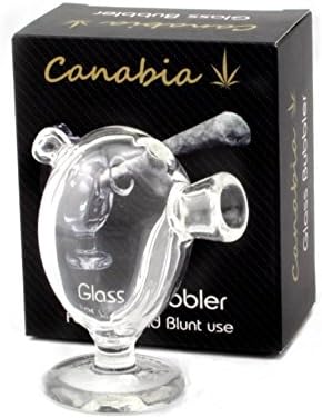 Canabia Mini Glass Bubbler for Blunts - The Martian - | Mini Bong Water Bubbler