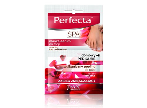 Dax Cosmetics - Perfecta SPA - PEDICURE - Volcano Foot Scrub + Softening Foot Mask-Serum