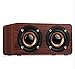 Produktbild Dual-Lautsprecher Wireless Bluetooth Retro Lautsprecher Unterstützung Hirse / Apfel / Telefon / Computer / Tablet Subwoofer Karte Holz tragbar Stereo , red