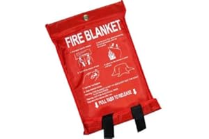 BABZ Fire blanket, large, fast deployment, with loops, 1 x 1 m., Fire Blanket, 3 items