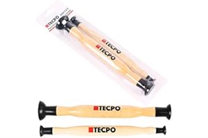 2x TECPO 300123 Ventilläpper Werkzeug Satz Ventilsitzschleifer Ventilschleifer Ventile Ventil Einschleifwerkzeug 15x20 mm und 28x34 mm