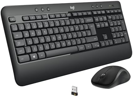 Logitech MK540 Advanced Combo Tastiera e Mouse Wireless per Windows