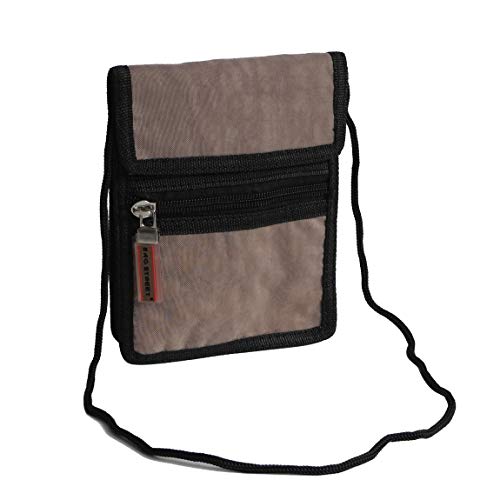 Bag Street -präsentiert von ZMOKA®, Pochette tour de cou  Unisexe Adulte, Stone (Marron) - 0