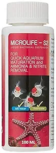 Foodie Puppies Aquatic Remedies Micro Life S2 Beneficial Bacteria for Fresh and Marine Aquarium Water Conditioner with Free Key Ring, (100ml, Pack of 1)