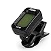 Produktbild JER Bass Tuner Guitar Tuner Ukulele Tuner Clip am Stimmgerät für Ukuleles Violine Bass inkl. Akku (schwarz) 1 Stück