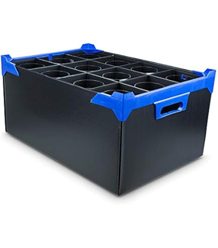 Folding Crates With Internal Dividers | Storage Box Shop