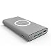 Produktbild ULTRICS® Smart Powerbank mit Wireless-Ladegerät, 8000mAh Li-Polymer-Akku Qi Wireless-Ladekabel Tragbar Ultra-schlanke Handy externe Ladegerät für iPhone iPad Samsung Galaxy Nexus HTC Nokia Kamera und andere USB-Geräte