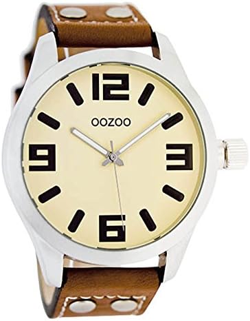OozooJR152 - Women's Watch, Leather Strap, Strip