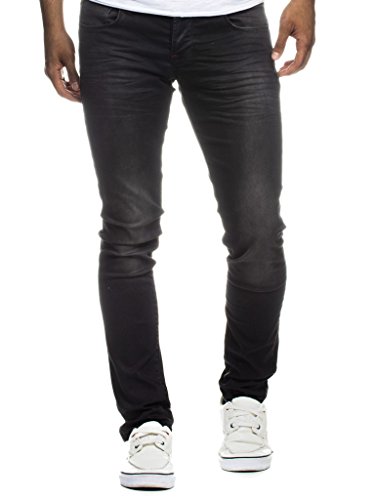 LEIF NELSON Herren Hose Jeans Stretch Basic Jeanshose Freizeithose Denim Slim Fit Chinos Cargo Jogger Jeans Skinny - 