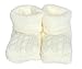 Baby booties socks newborn CREAM