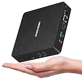 【Dual Screen HD-Ausgabe】 Die integrierte Intel HD-Grafik unterstützt 2x Monitore mit HDMI- und VGA-Anschlüssen. Es ist ideal für Multitasking, Heimkino, Büroarbeit, digitale Sicherheit und Überwachung, digitale Beschilderung, Mediencenter, Konferenzraum usw.