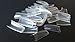 LyDia® Professional 10 Sizes 100pcs Package False/Fake French Nail Tips in most popular colours White/Clear/Natural for Nail Art Acrylic/UV Gel/French Nail/Nail Extension/Nail Decoration + Free 2g Nail Adhesive Glue (100pcs ClearNailTips-2+Glue)
