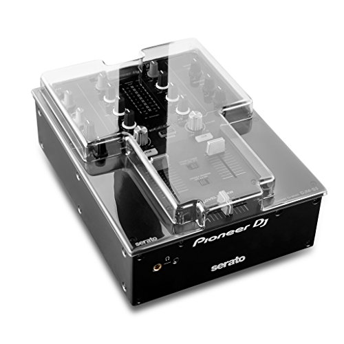 DecksaverCover for Pioneer DJ DJM-S3 - Super-Durable Polycarbonate Protective lid in Smoked Clear Colour, Made in The UK - The DJs' Choice for Unbeatable Protection