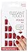 Elegant Touch Pre Polished Nails Red with Super Adhesive Tabs