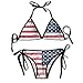 Produktbild flys (27 X 18 Panel) Amerikanische Flagge Distressed - Fat Quarter Minky - C19BS_396 90% Nylon 10% Spandex Mit Brustschale