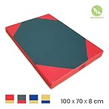 robusto Niro Sportgeräte GmbH Gimnasia colchoneta Estera de los Deportes Alfombra del Piso 100 x 70 x 8 cm