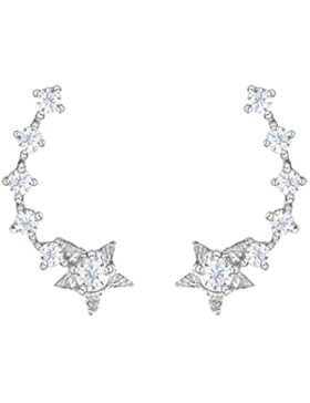 SELOVO 925 Sterling Silber Klein Star Cuff Ohrstecker Ganzes Ohr Zirkonia for Maedchens Damen