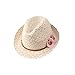 Produktbild Drawihi Jazz Hat Sonne Mütze Sweet Summer Flowers Dekorative Spitze Hat Hohl Hat Dame Beach Hat für Damen 56-58 cm