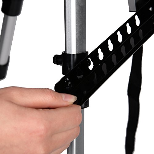 CONDA Aluminium Staffelei – Staffelei Atelierstaffelei Verstellbare Höhe- 155cm beinhalten schwarze Tragetasche - 4