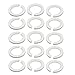 Produktbild Fash Lady 15pcs Lampenhalter Twist Loop und Schloss E27 bis E14 Sockel Ersatzring Weiß