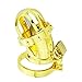 Produktbild Q-HL Peniskäfig Keuschheitsgürtel für Männer, Sexspielzeug Keuschheitsgürtel, Keuschheitsgürtel, Keuschheitsgürtel JJ Lock 24K Gold Silber 38 mm