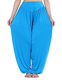 HOEREV Marke Super weiche Modal Spandex Harem Yoga Pilates Hosen