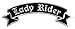 Produktbild Lady Rider Biker Backpatch Rückenaufnäher XXL ca. 33,5 x 11,5 cm