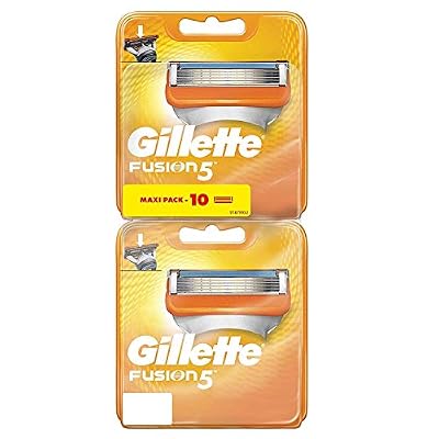 Gillette Fusion5 Lames de Rasoir pour Homme 5+5 Recharges