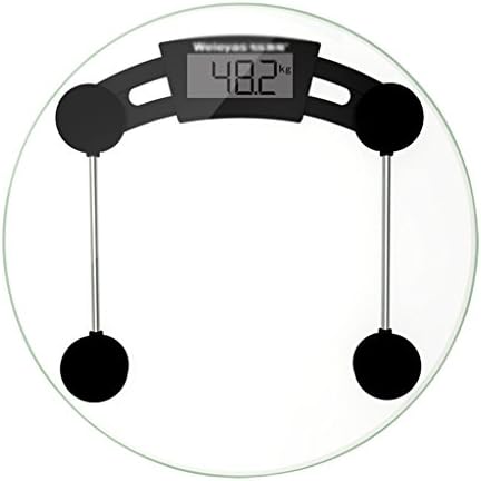 DWW-weight scales Weight scale Household ultra-precision circular transparent human body tempered glass A variety of units Digital Scale