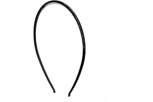 Colours & Beauty - Cerchietto per Capelli Donna Colore Nero | Fascia Capelli Uomo | Base Fascia Capelli per Ragazze e Donne | Frontino Capelli Donna e Uomo