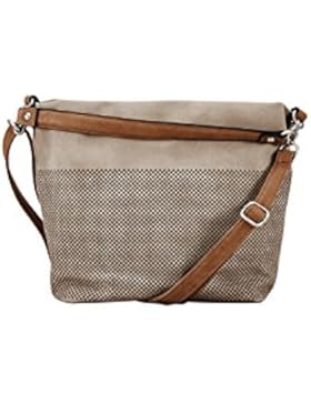 s.Oliver RED LABEL Damen Hobo Bag mit Perforation morning grey 1