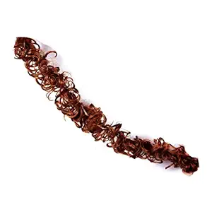Kabello Hair Accessories For Women And Girls/Hair Frill For Women Casual Use Dark Brown 15 Grams Pack Of 1