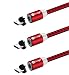 Produktbild SKITCH 3-Pack-Magnetkabel - 1M drehen runden geflochtenen magnetischen Micro-USB-Ladekabel Micro USB 2.0 A-Stecker auf Micro B-Ladekabel mit LED-Anzeige für Android Smartphones Tablets