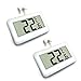 Produktbild Expower 2er Stück Digital Kühlschrank Thermometer Wasserdicht Gefrierschrank Thermometer mit Haken LCD Anzeige Lesen Perfekt für Gefrierschrank Kühlschrank Tiefkühltruhe Weinkühlschrank Restaurants Bars Wohnhaus