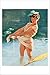 Produktbild Half Naked Pinup Girl in Teich Poster 24 x 36 Knappe Liebenswürdig, Verlegenheit, Hot