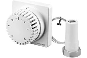 Oventrop 1012295 Thermostat Uni FH mit Fernverstellung Kapillarrohr 2000 mm, weiß