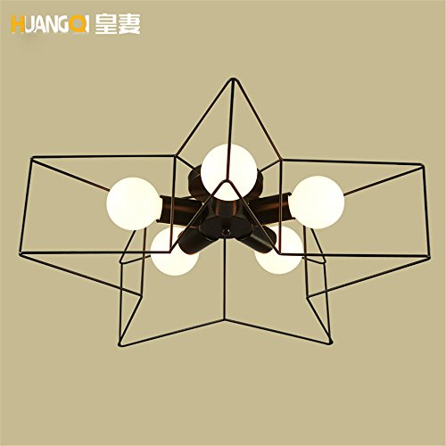 Preisvergleich Produktbild BRIGHTLLT Deckenleuchte Retro LED moderne einfache kreative Persönlichkeit Kinderzimmer Schlafzimmer Wohnzimmer Restaurant, 630 * H190mm