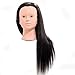 Eyelash Lip Makeup Practice Mannequin 24" Long 30% Real Hair Training Head