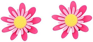 XMDZ Car Air Vent Freshener Fragrance Diffuser Clip On Rotating Fragrant Flower Fan, 2PCS Peaches