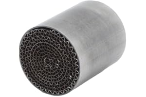 Catalyseur de Tuyau D'échappement Aramox, Catalyseur de Silencieux D'échappement Central Avant en Fer Universel Moto Moto Tuyau de Liaison Catalytique (42 * 50mm)