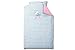 Baby Boum 100 x 140cm Cot Bed Duvet Set with Smurf Appliqué (Pink)