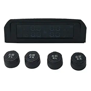 MHT Wireless TPMS Tyre Pressure Monitoring System+4 External Sensors Solar Power