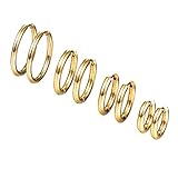 aros chapados en oro Ocasiones: Causal/Fiesta/Actividades/Regalo